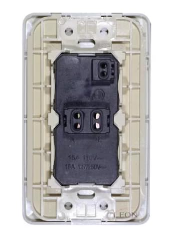 Contacto Doble Con Placa Marfil Leon