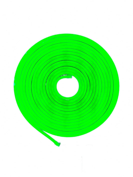 Genérico Tira De Led Neon Flex C/5 Mts (incluye Eliminador) verde