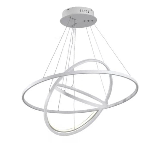 Candil De Led Planet Colgante Modernista Blanco