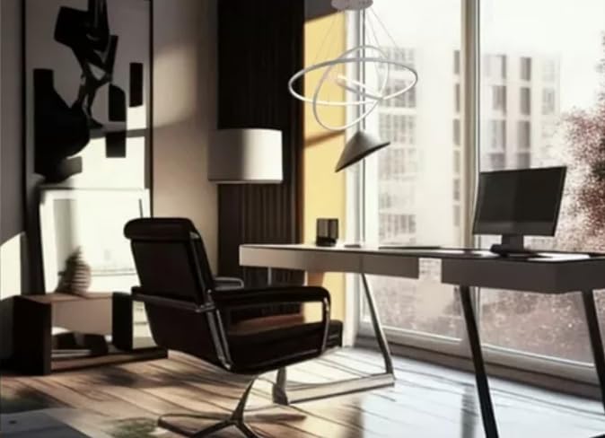 Candil De Led Planet Colgante Modernista Blanco
