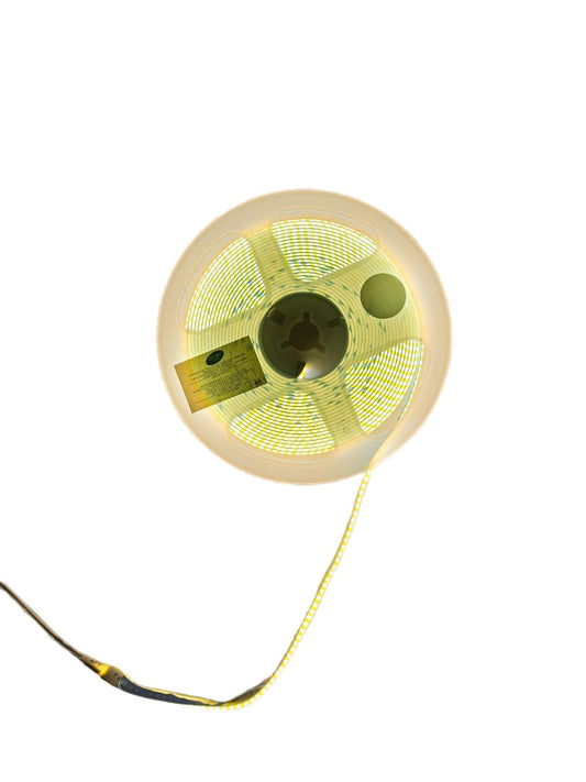 Tira Led Cob 5 Mts 12v Blanco Cálido