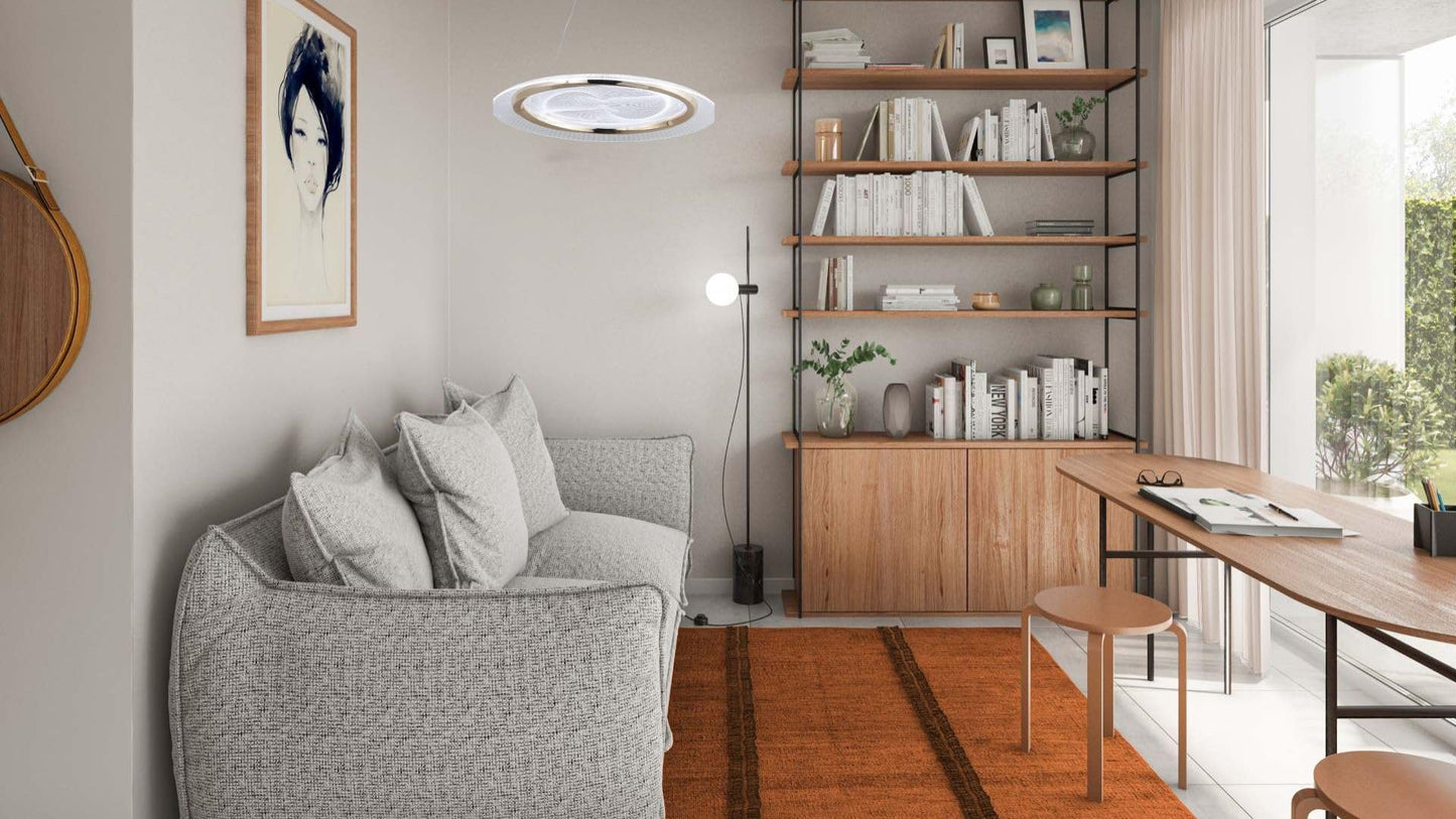 Lampara Led Colgante 90w 3 Tonos De Luz Smart