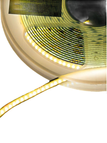 Tira Led Cob 5 Mts 12v Blanco Cálido