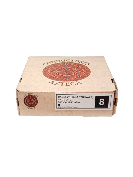 Cable Thw Azteca Cal 08 (100% Cobre) NEGRO