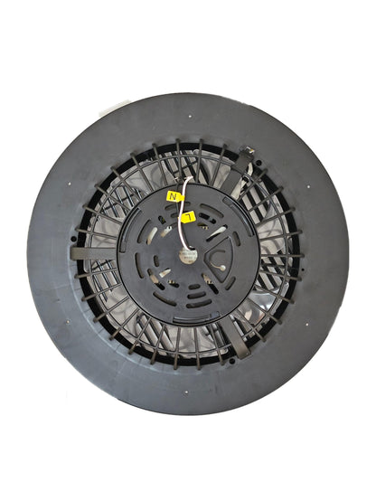 Lampara Con Ventilador Para Techo Compatible Android-ios NEGRO