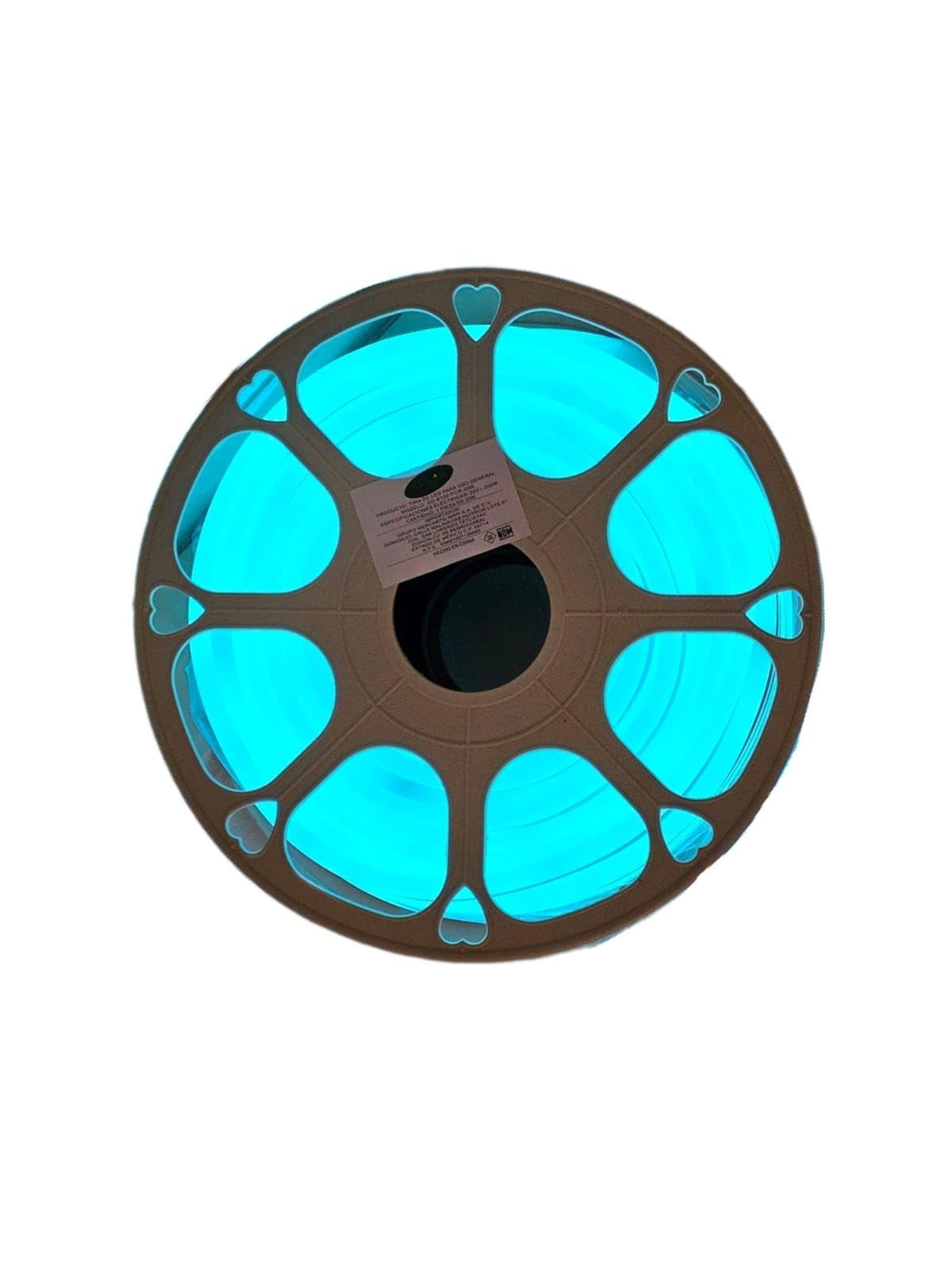 Manguera Neon Flex 25 Mts Azul Ice