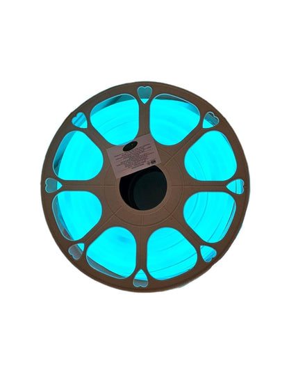 Manguera Neon Flex 25 Mts Azul Ice