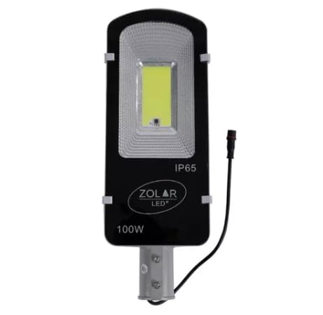 Lampara De Led Suburbana Solar 100w Cob (alumbrado Publico)