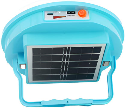 Linterna De Mano Portátil 100w C/Celda Solar Y Usb