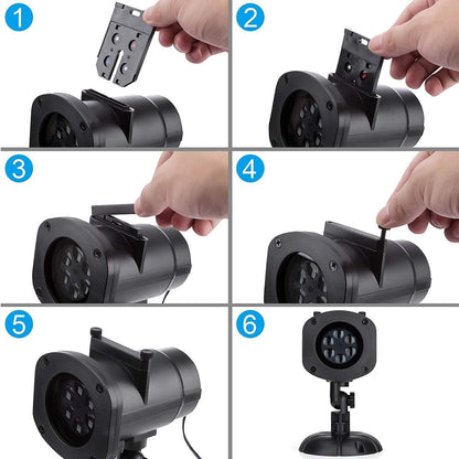 PROYECTOR LED CON 12 TARJETAS INTERCAMBIABLES