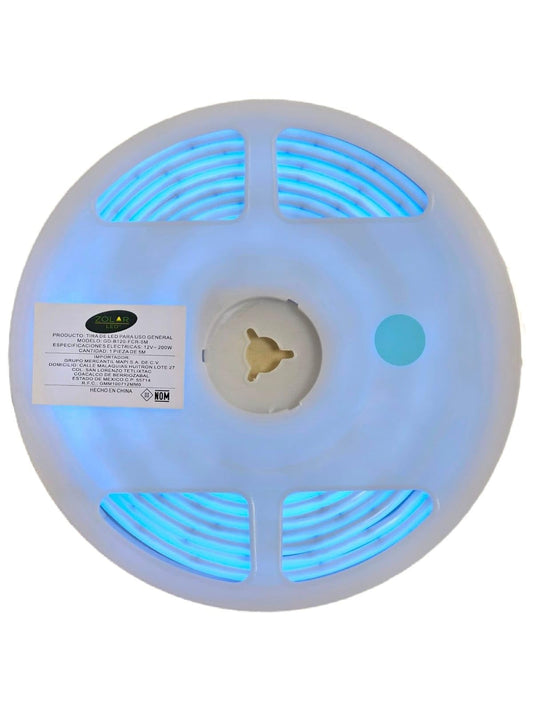 Tira Neon 5mts Led Cob Azul Ice