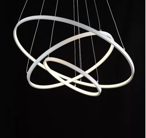 Candil De Led Planet Colgante Modernista Blanco