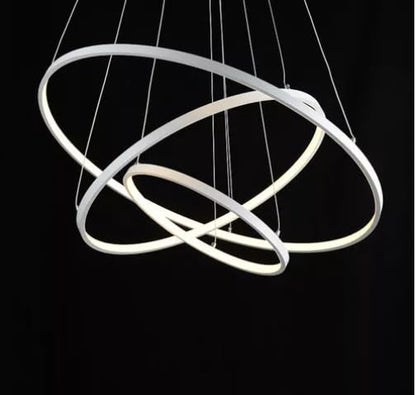 Candil De Led Planet Colgante Modernista Blanco