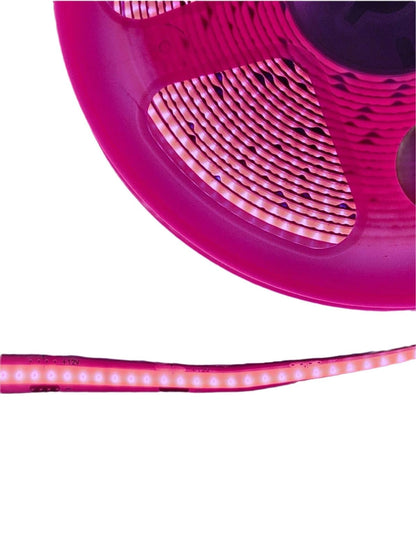Tira Led Cob 5 Mts 12v Rosa