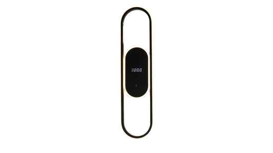 Lampara Led 66w C/3 Tonos De Luz Con Reloj NEGRO