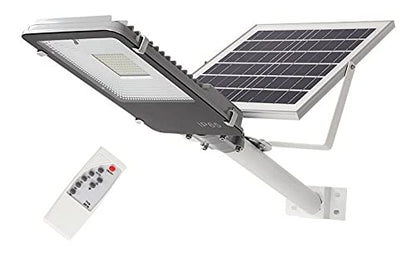 Lampara Suburbana Solar 300w (incluye Tubo) Zolar Led Gris 50 cm x 21 cm x 8 cm Exterior LED Rústico Floodlight Montaje en poste
