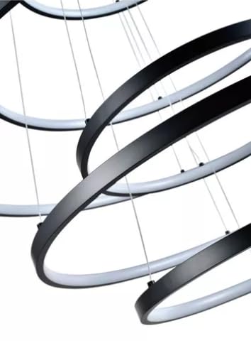 Candil De Led SAO -AS Colgante Modernista (dimeable 3000°k-6000°k) NEGRO