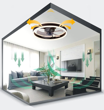 LAMPARA DE LED CON VENTILADOR NEGRO 150W