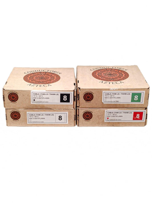Cable Thw Azteca Cal 08 (100% Cobre) NEGRO