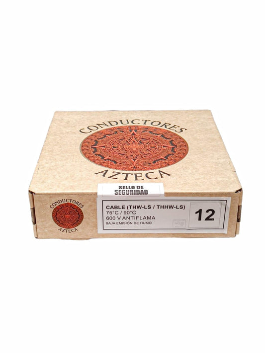 Genérico Cable Thw Azteca Cal 12 (100% Cobre) BLANCO