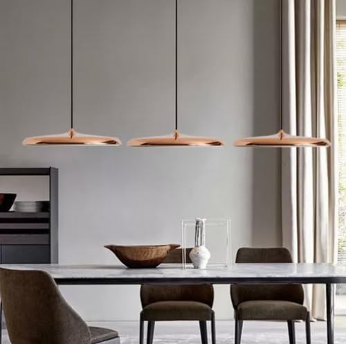 Candil De Led FLATUN Colgante Modernista (dimeable 3000°k-6000°k) ROSE GOLD