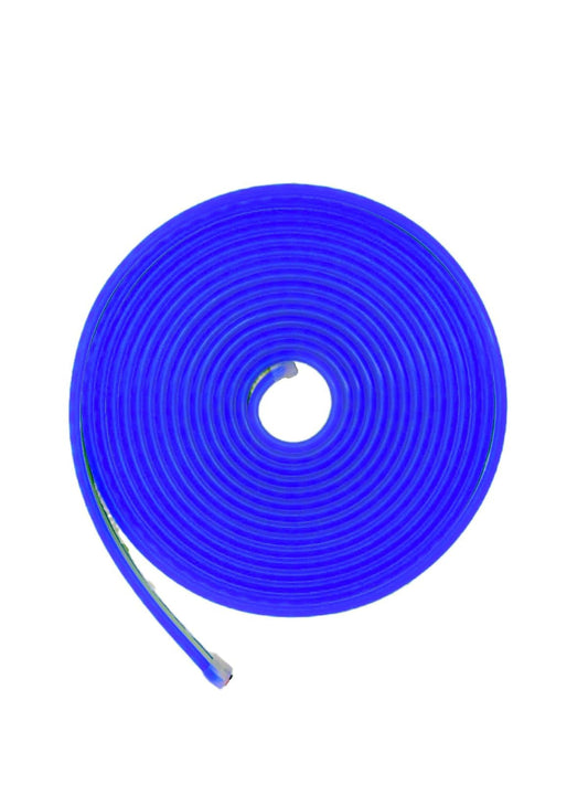 Genérico Tira De Led Neon Flex C/5 Mts (incluye Eliminador) azul