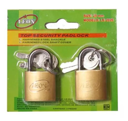 Candado Maletero Blister/2 Piezas (pack C/5 Blister)