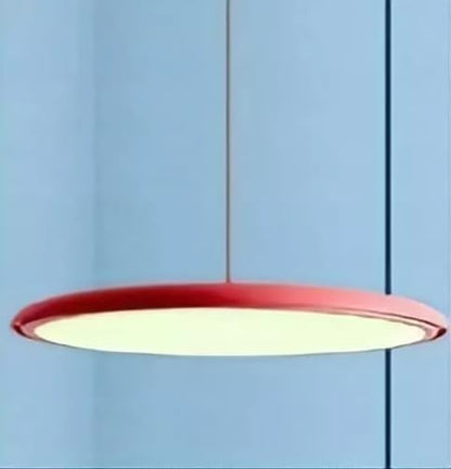 Candil De Led FLATUN Colgante Modernista (dimeable 3000°k-6000°k) ROJO