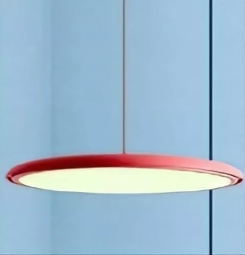 Candil De Led FLATUN Colgante Modernista (dimeable 3000°k-6000°k) ROJO