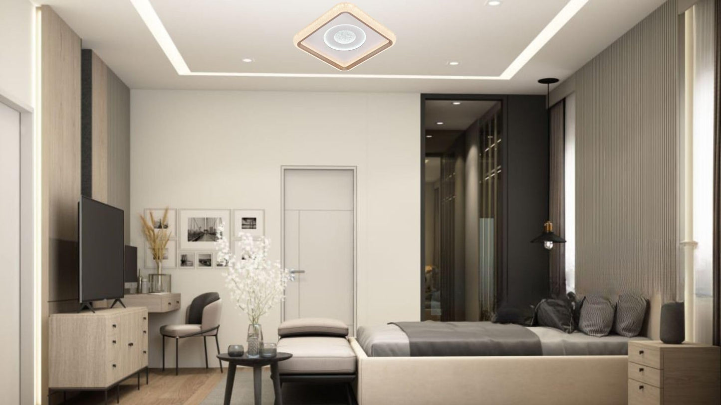 Lampara Led 124w C/3 Tonos De Luz Smart