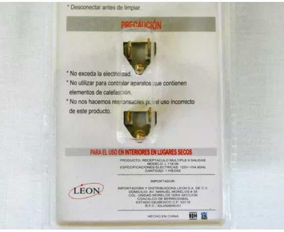 Genérico Contacto Multiple 6 Salidas Leon