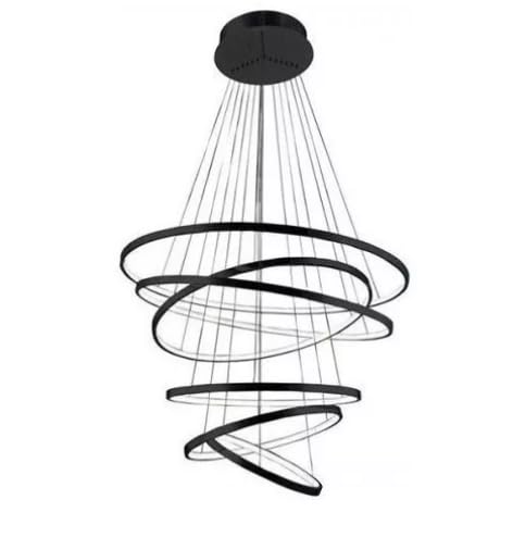 Candil De Led SAO -AS Colgante Modernista (dimeable 3000°k-6000°k) NEGRO
