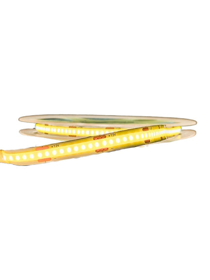 Tira Led Cob 5 Mts 12v Blanco Cálido