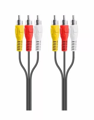 Cable Audio Video 3rca - 3rca Leon (pack C/10)
