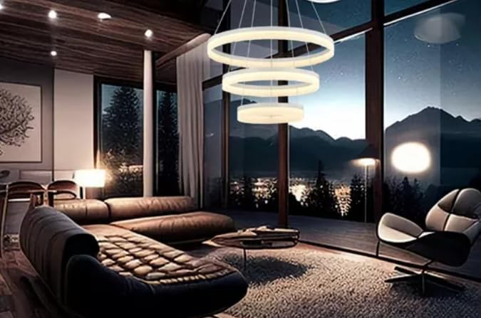 Candil De Led Colgante Modernista (dimeable 3000°k-6000°k)