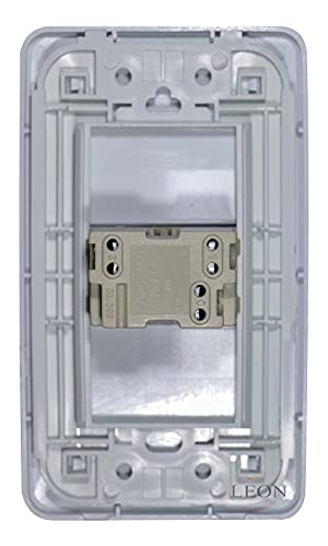 Placa Con 1 Apagador De Escalera Leon