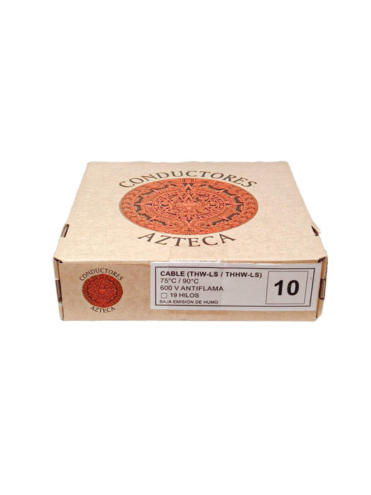 Genérico Cable Thw Azteca Cal 10 (100% Cobre) BLANCO