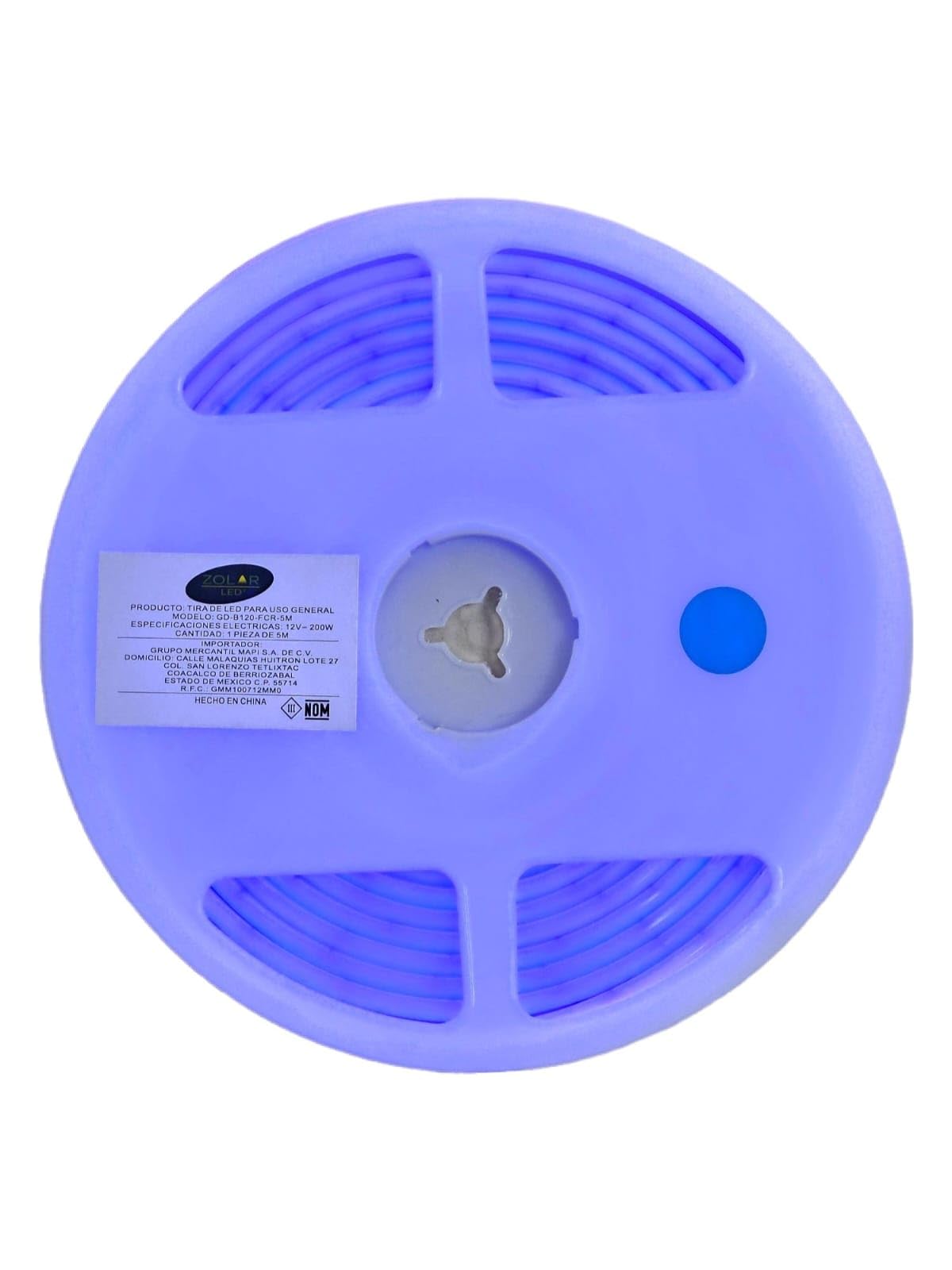 Tira Neon 5mts Led Cob Azul