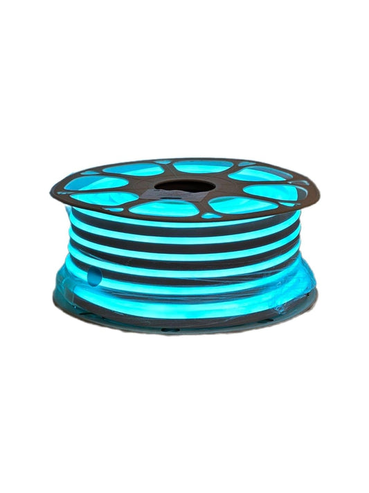 Manguera Neon Flex 25 Mts Azul Ice