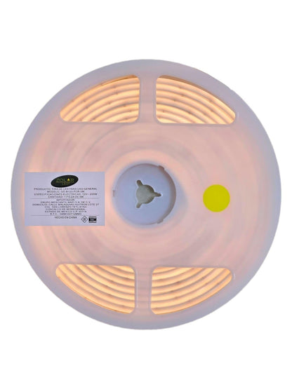 Tira Neon 5mts Led Cob Blanco Cálido