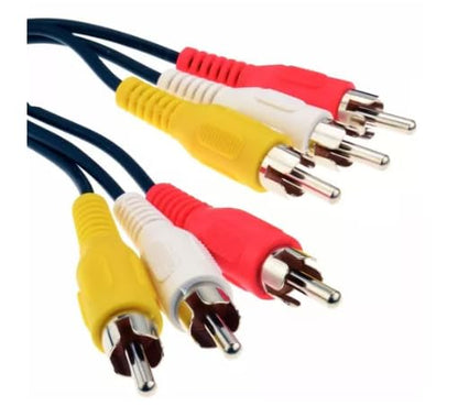 Cable Audio Video 3rca - 3rca Leon (pack C/10)