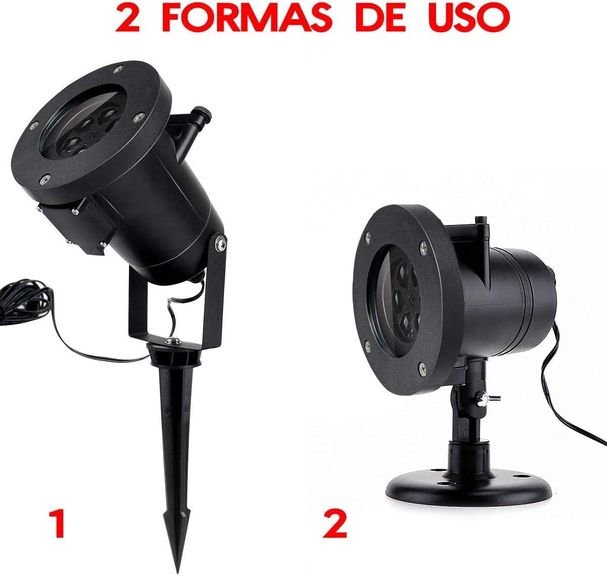 PROYECTOR LED CON 12 TARJETAS INTERCAMBIABLES