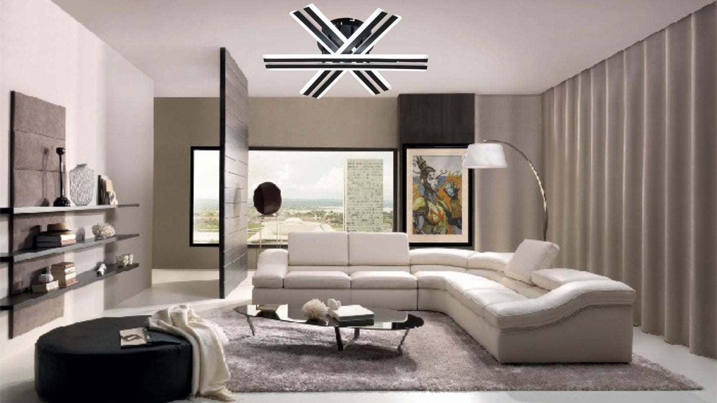 Lampara Led 220w C/3 Tonos De Luz Smart Negro