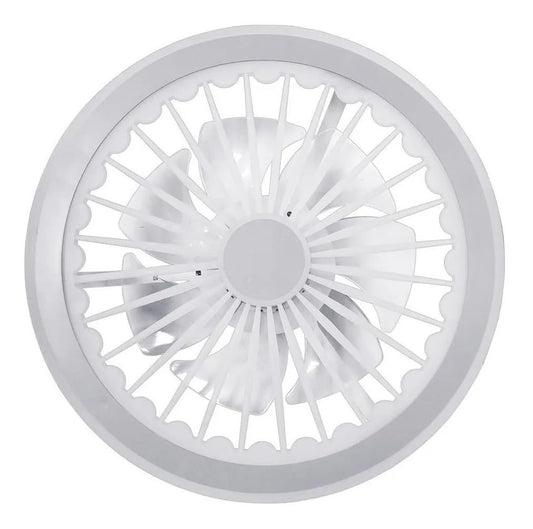 LAMPARA DE LED CON VENTILADOR 36W BLANCO
