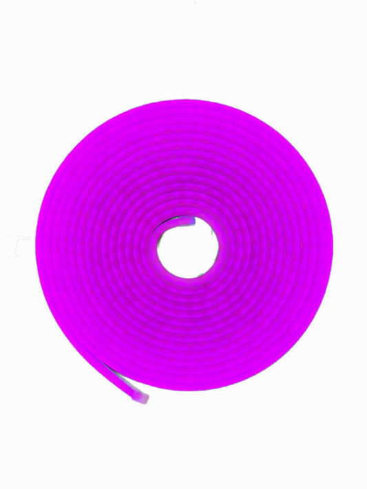 Tira De Led Neon Flex C/5 Mts (incluye Eliminador) MORADA