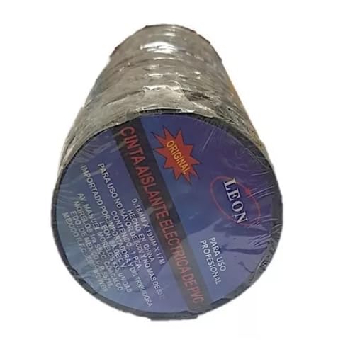 Cinta De Aislar 19mm X 17 Mts Leon (pack C/3)