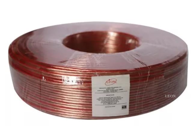Genérico Cable Para Bocina Polarizado Cal 22 C/100 Mts Leon