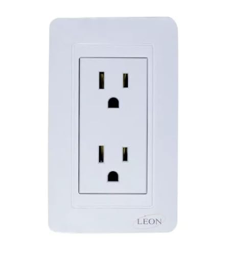 Contacto Doble C/placa Blanco (pack C/10 Pzas)