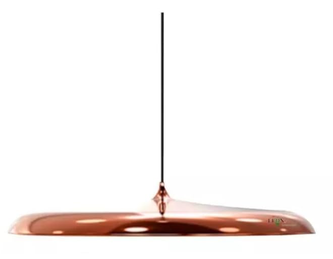 Candil De Led FLATUN Colgante Modernista (dimeable 3000°k-6000°k) ROSE GOLD