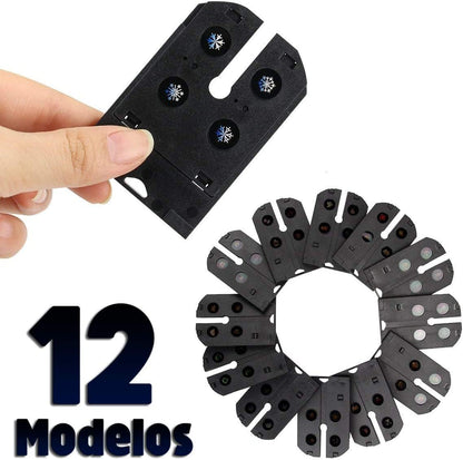 PROYECTOR LED CON 12 TARJETAS INTERCAMBIABLES